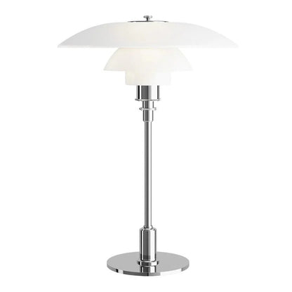 Dimbar Rund Bordslampa | Veska Ambra Silver