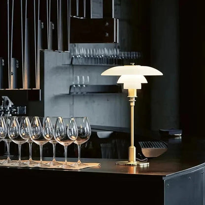 Dimbar Rund Bordslampa | Veska