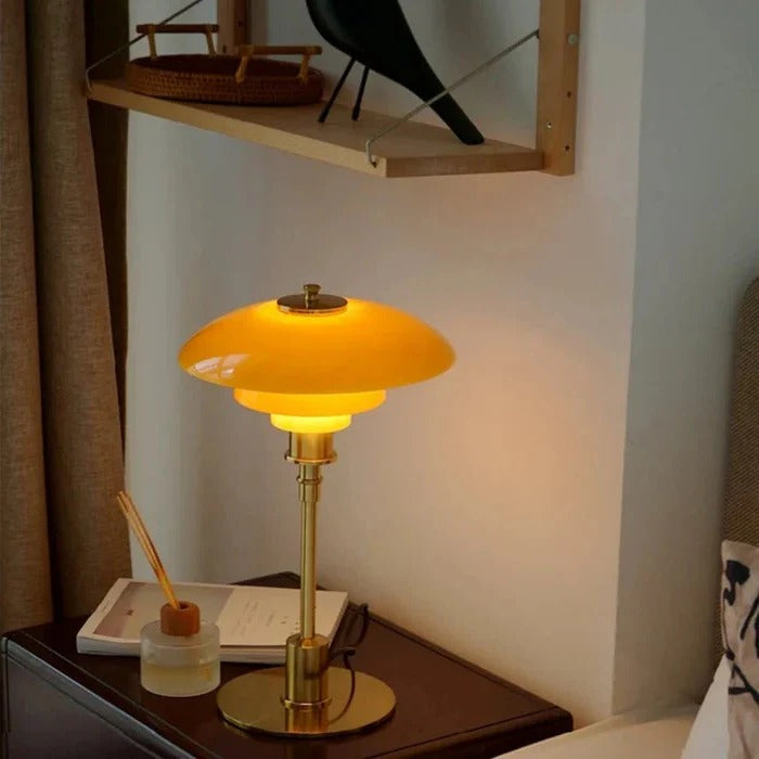 Dimbar Rund Bordslampa | Veska