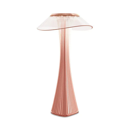 Dimbara LED Bordslampa – Modern Nattduksbordslampa med Touchkontroll, Elegant Belysning för Sovrum & Vardagsrum | Veska Rosa