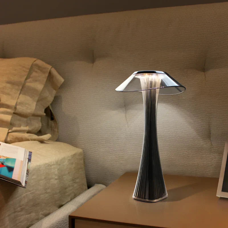 Dimbara LED Bordslampa – Modern Nattduksbordslampa med Touchkontroll, Elegant Belysning för Sovrum & Vardagsrum | Veska