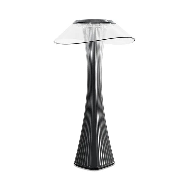Dimbara LED Bordslampa – Modern Nattduksbordslampa med Touchkontroll, Elegant Belysning för Sovrum & Vardagsrum | Veska Svart