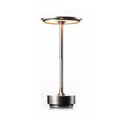 Dimmable industriell stil bordslampa – justerbar LED-lampa för vardagsrum och kontor | Veska Silversilver
