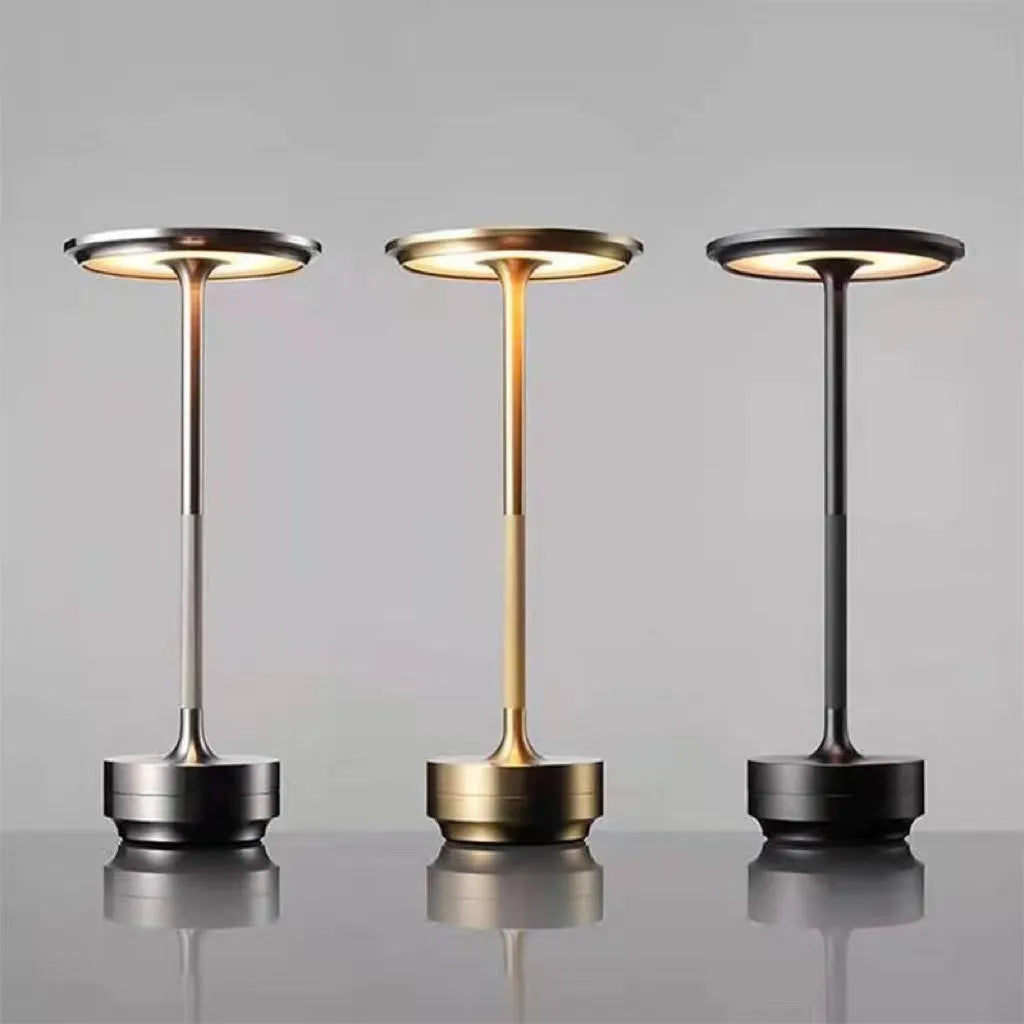 Dimmable industriell stil bordslampa – justerbar LED-lampa för vardagsrum och kontor | Veska