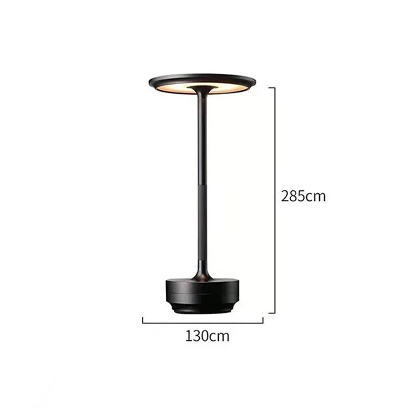 Dimmable industriell stil bordslampa – justerbar LED-lampa för vardagsrum och kontor | Veska