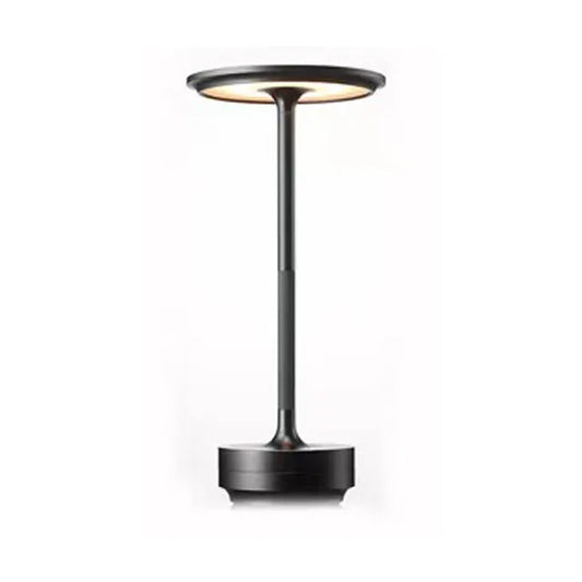 Dimmable industriell stil bordslampa – justerbar LED-lampa för vardagsrum och kontor | Veska Svart
