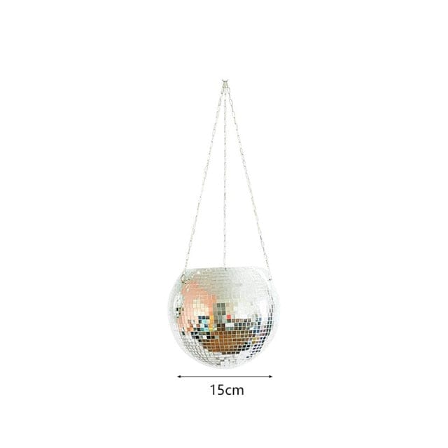 Disco Ball Hängande Kruka | Veska 15cm 5.9"