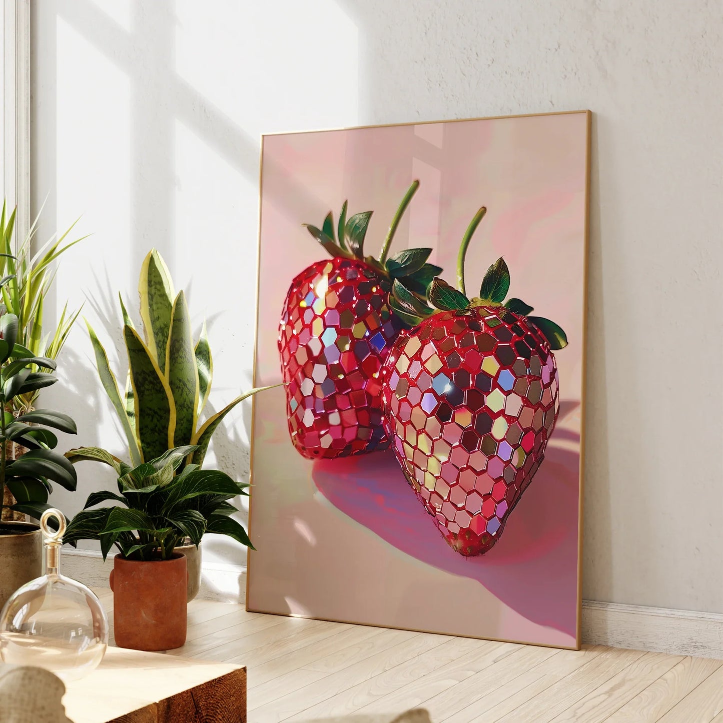 Disco Strawberry Vägghängning | Veska