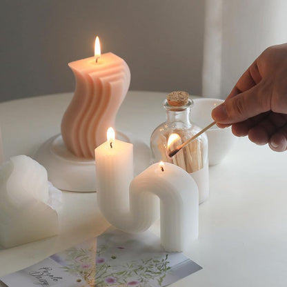 DIY Geometrisk Aromatisk Ljusform | Veska