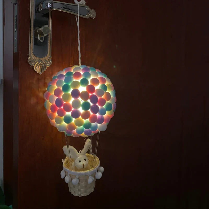 DIY Varmluftsballong-formade Flygande Djur Nattlampa | Veska