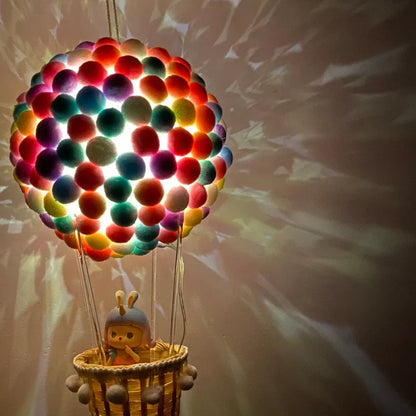 DIY Varmluftsballong-formade Flygande Djur Nattlampa | Veska