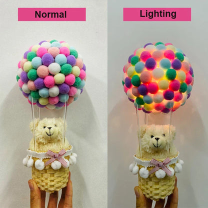 DIY Varmluftsballong-formade Flygande Djur Nattlampa | Veska