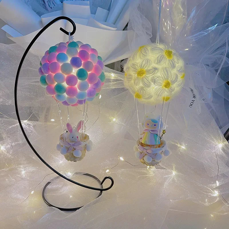 DIY Varmluftsballong-formade Flygande Djur Nattlampa | Veska