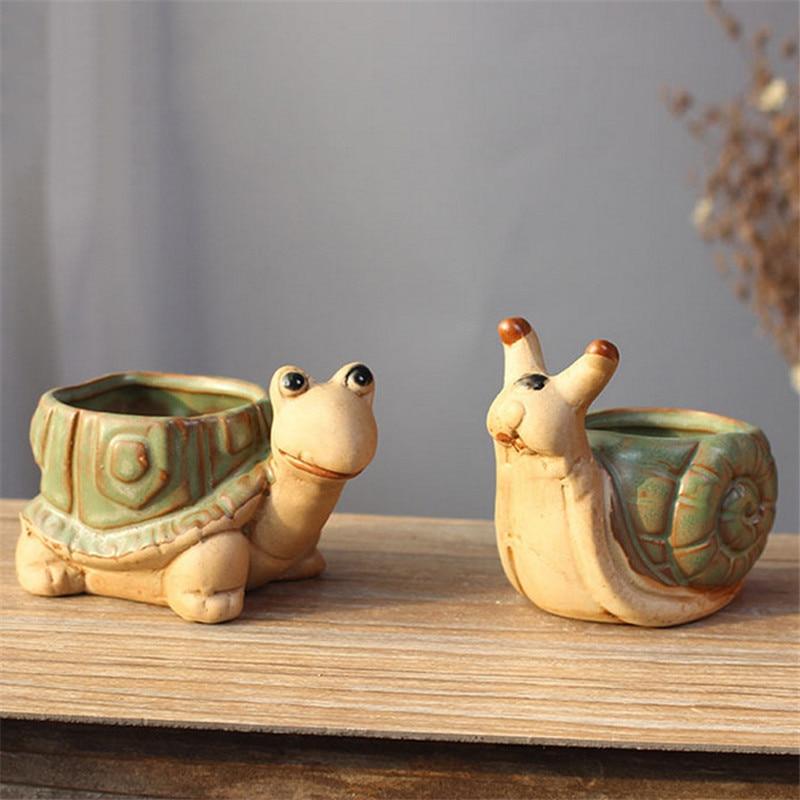 Djurformade mini blomkrukor | Veska