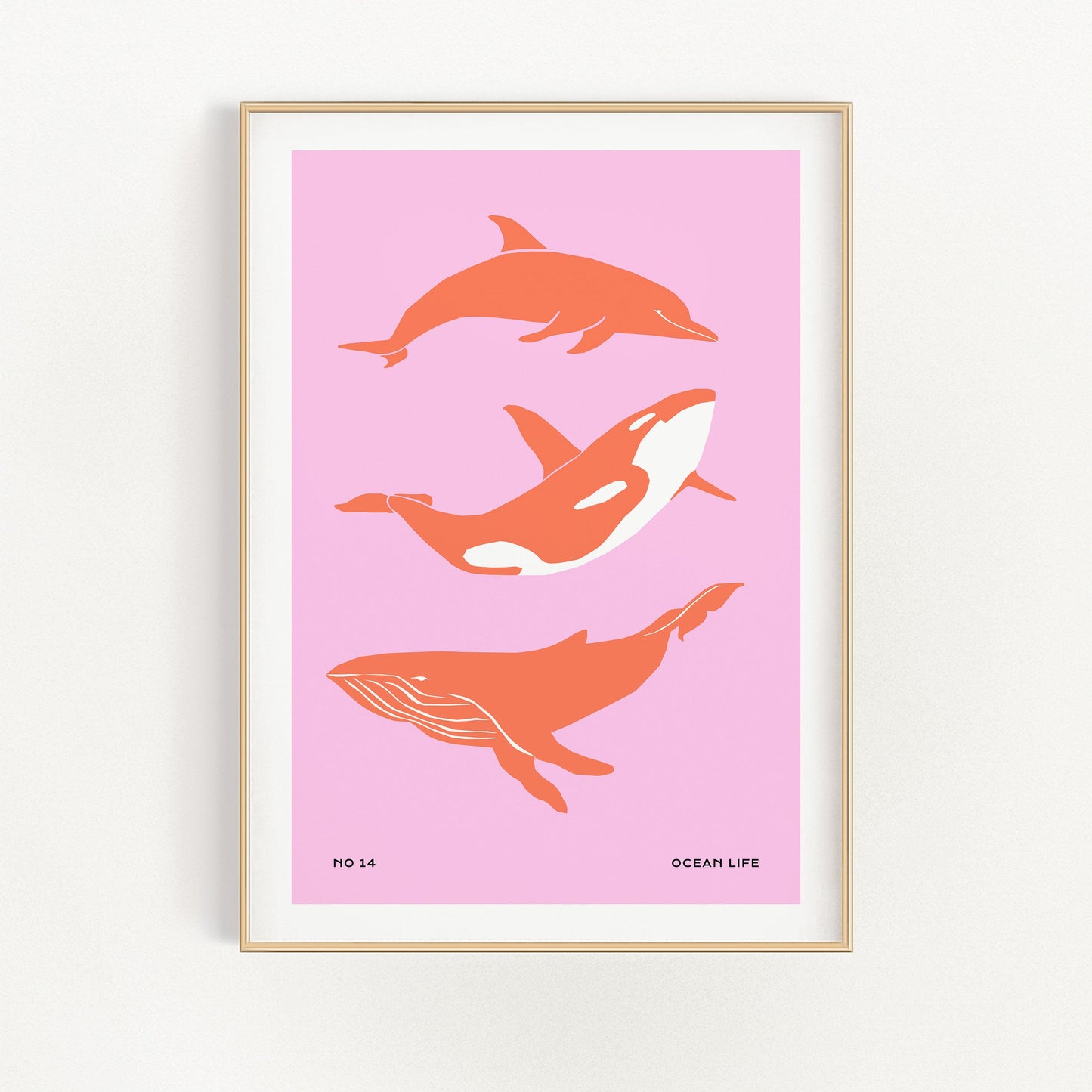 Dolphines | Veska 21×30 cm