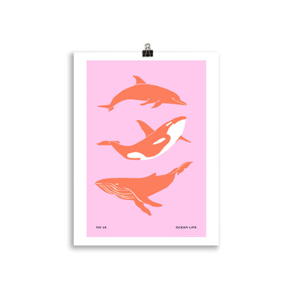 Dolphines | Veska 30×40 cm