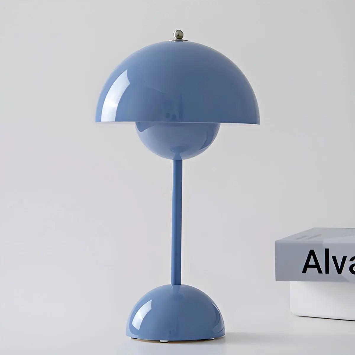Dorsø - Skandinavisk Designer Bordslampa | Veska Isblå
