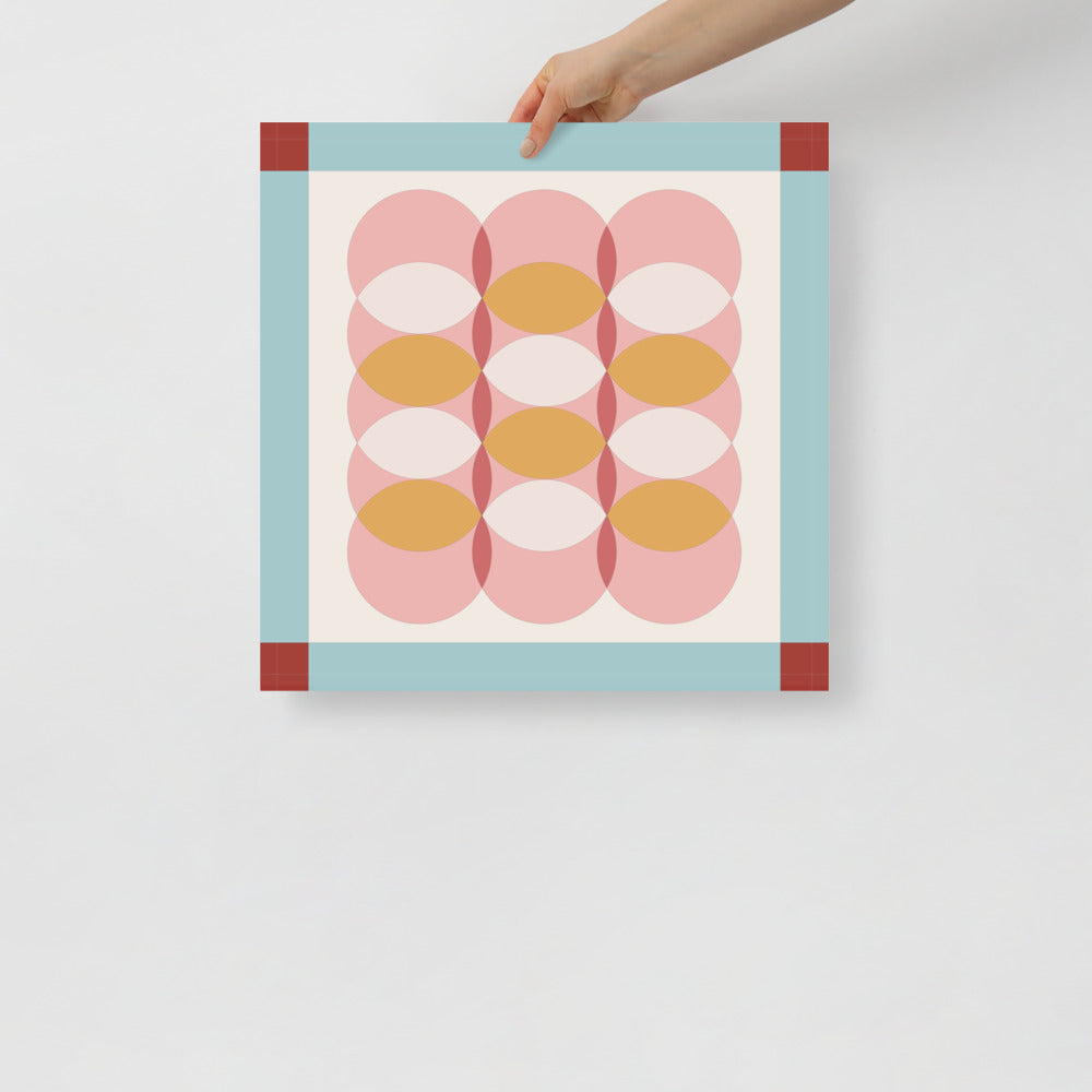 Dots I Rutan Väggkonst | Veska 18×18