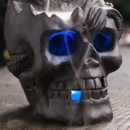 Dragon Skull LED Rökelsebrännare | Veska