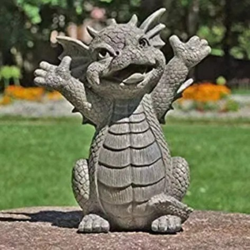DragonFlare - LED Bordslampa med Drak Stil | Veska Drake Ornament Typ C