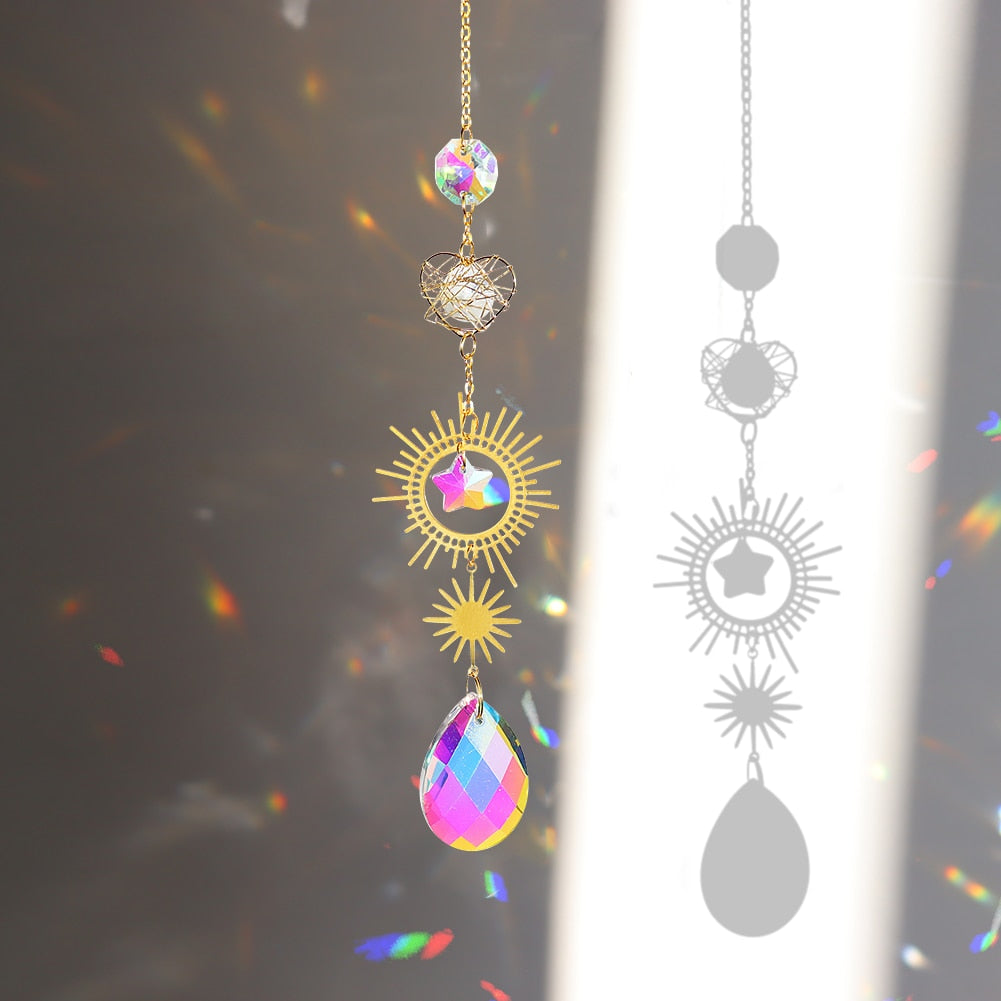 Dream Combo Symphony Crystal Vindspel Måne Solfångare | Veska 7