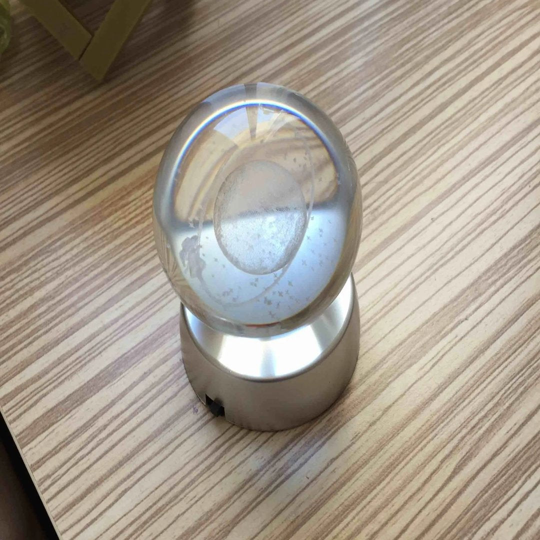 Drömmande Galaxy 3D Planeter Ljust Glas Sfär | Veska