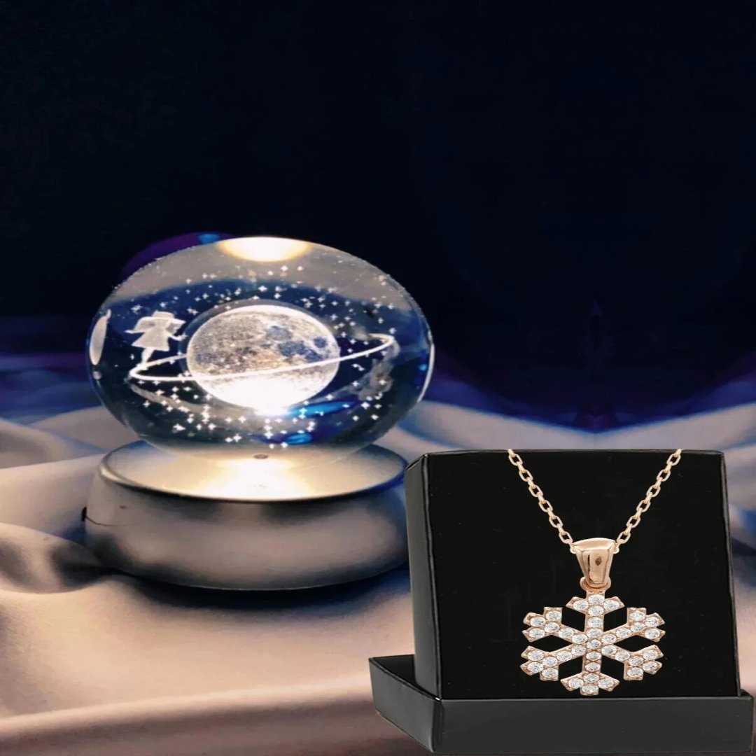 Drömmande Galaxy 3D Planeter Ljust Glas Sfär | Veska