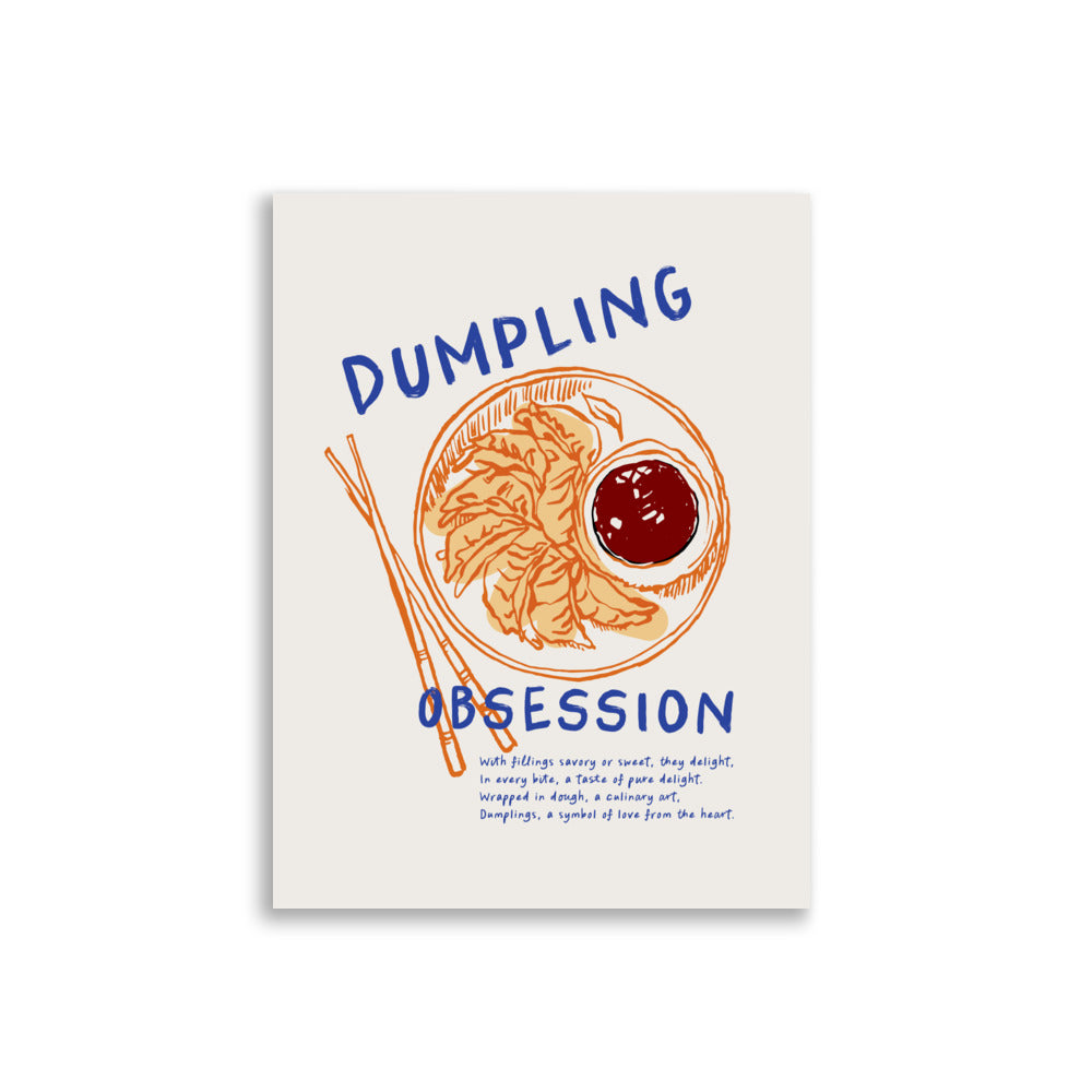 Dumpling Obsession | Veska 30×40 cm