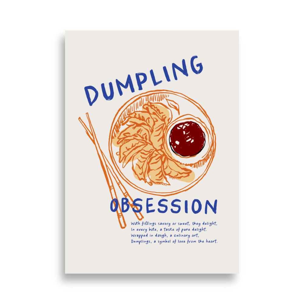 Dumpling Obsession | Veska 50×70 cm