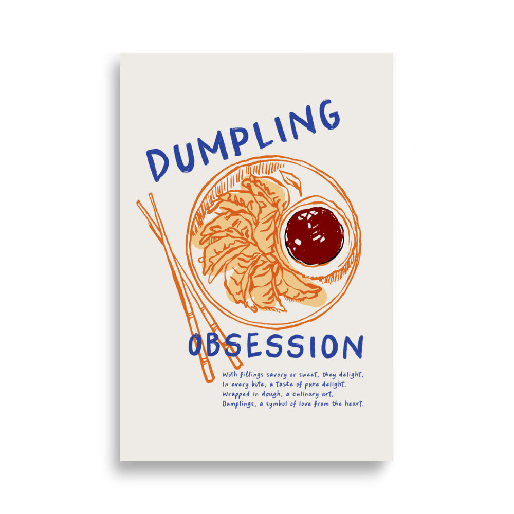 Dumpling Obsession | Veska 61×91 cm