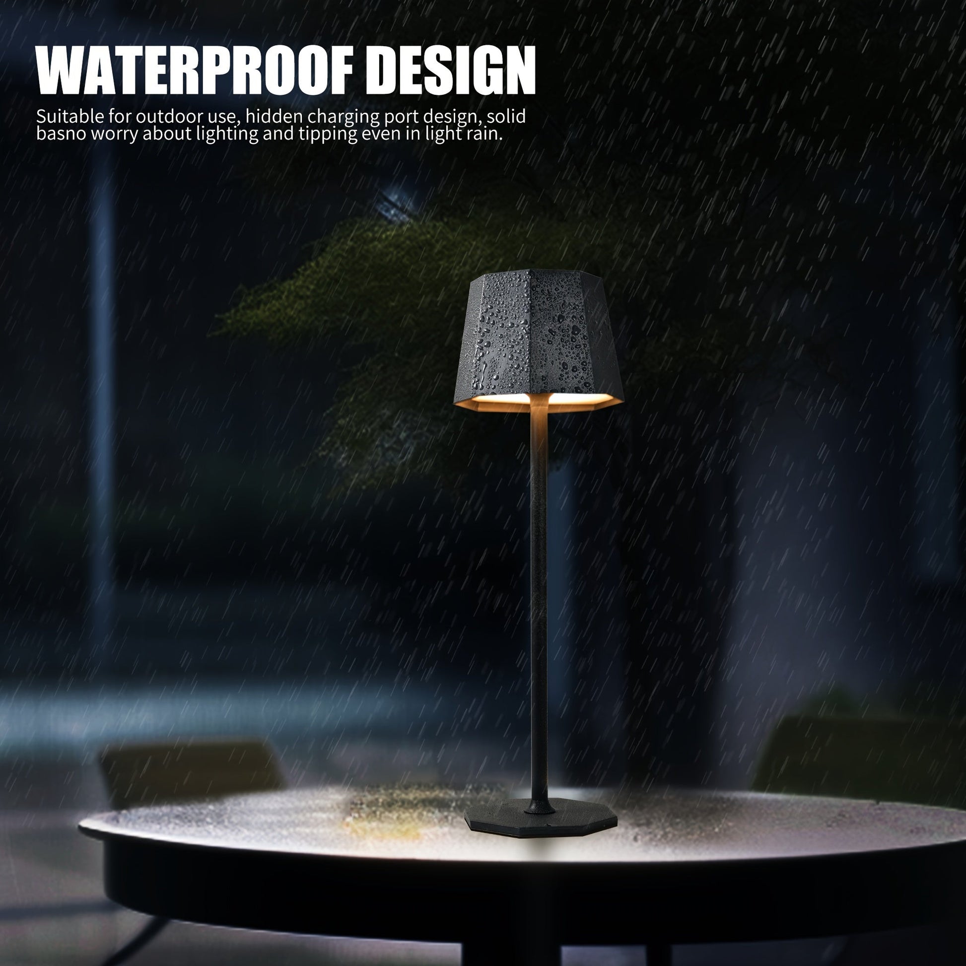 DuoGlow | Batteridriven 2-delad set Trådlös bordslampa Veska