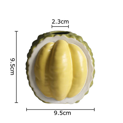 Durian-formad keramikvas | Veska Durian vas