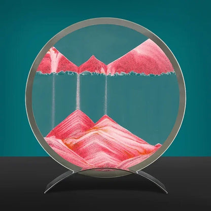DynamicSands - Sandkonstlampa | Veska 12 Tum-Rosa