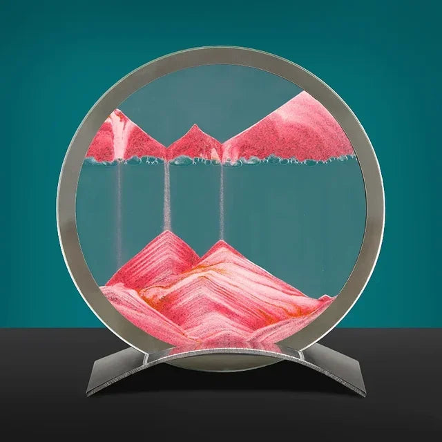DynamicSands - Sandkonstlampa | Veska 7 Tum-Rosa