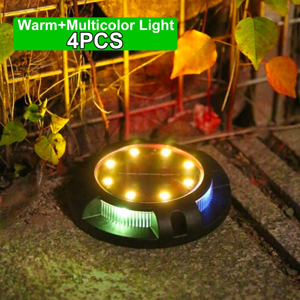 Eco Solar Färgglad Trädgårdslampa | Veska Varm-Multifärg 4PCS
