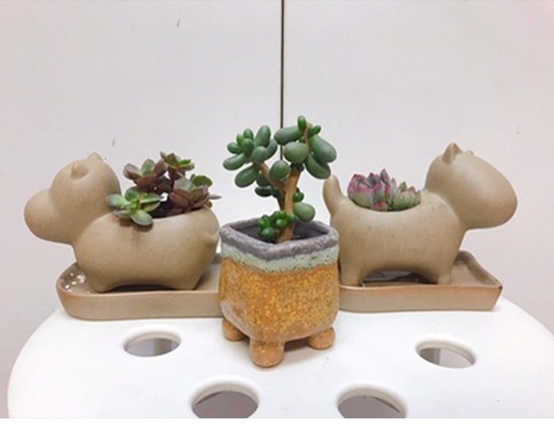 Elefant Minimal Keramisk Blomkruka | Veska