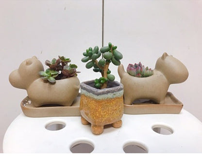 Elefant Minimal Keramisk Blomkruka | Veska