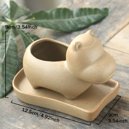 Elefant Minimal Keramisk Blomkruka | Veska C