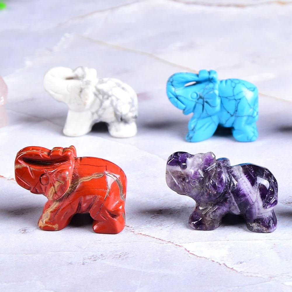 Elefant Snidad Naturlig Crystal | Veska