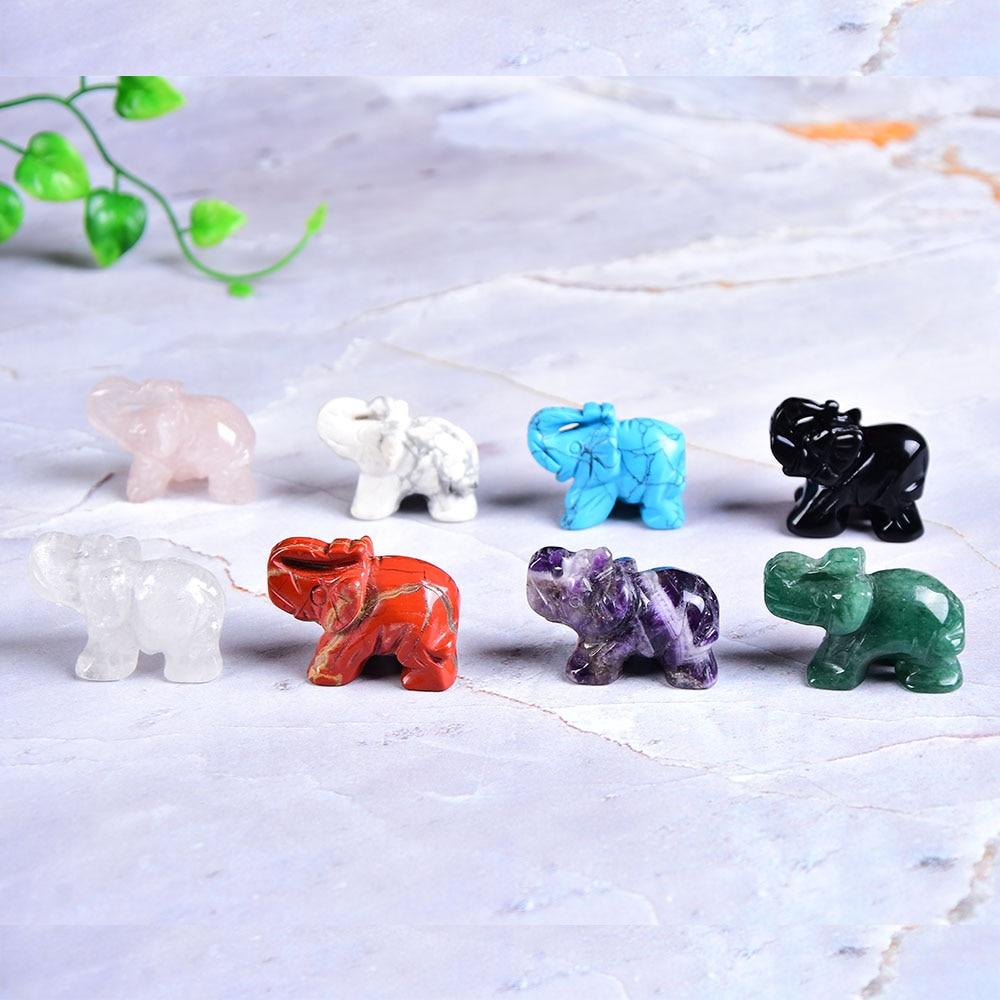 Elefant Snidad Naturlig Crystal | Veska