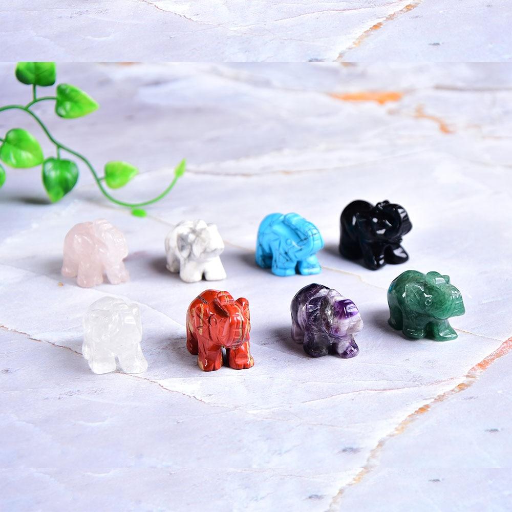 Elefant Snidad Naturlig Crystal | Veska