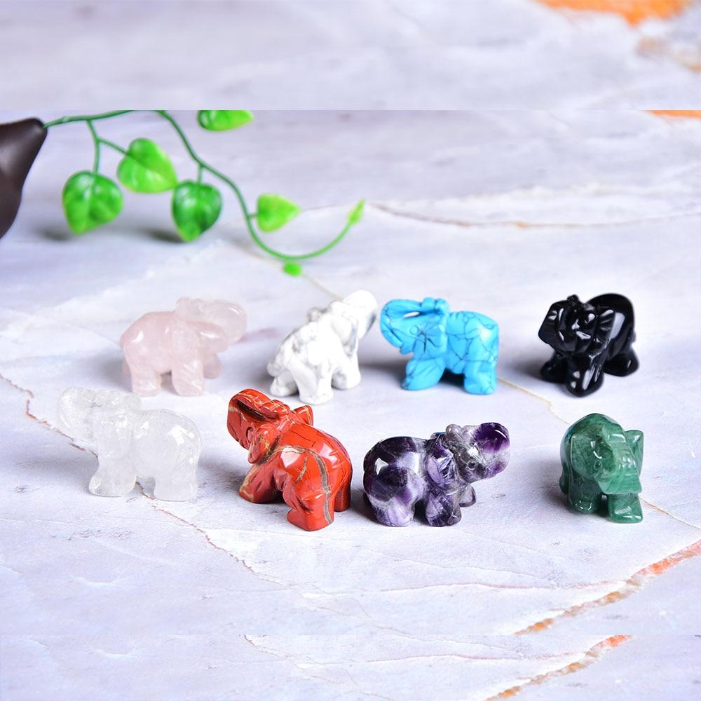 Elefant Snidad Naturlig Crystal | Veska