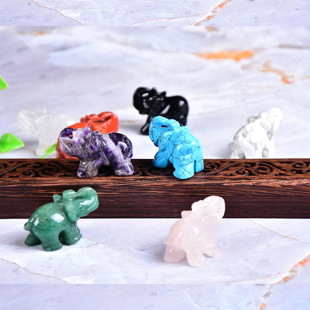 Elefant Snidad Naturlig Crystal | Veska