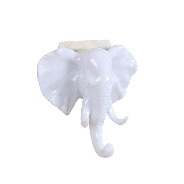Elefant Vägghängare | Veska Vit