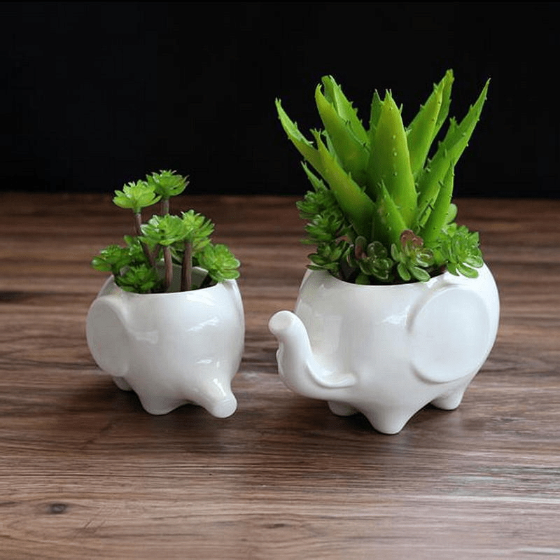 Elefant Växtkruka Set 2st | Veska