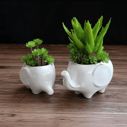 Elefant Växtkruka Set 2st | Veska