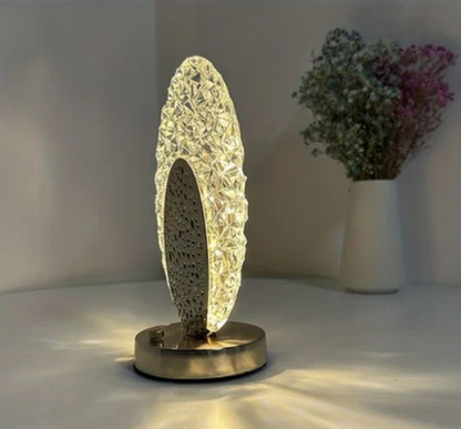 Elegant bordslampa i påfågeldesign | Veska