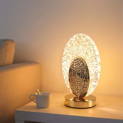 Elegant bordslampa i påfågeldesign | Veska