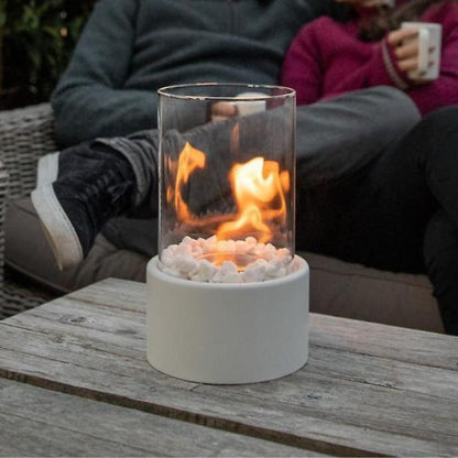 Elegant evig låga oljelampa – Klassisk design med modern funktionalitet | Veska Vit Medium