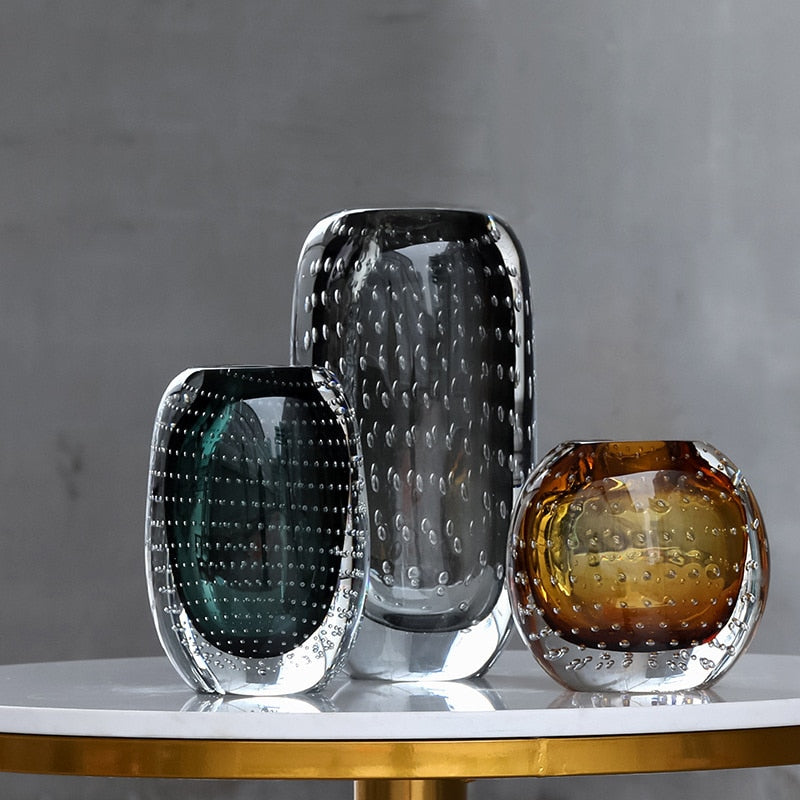 Elegant Glasvas Tidlös Konst & Hantverk | Veska